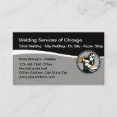 Modèle de carte de visite moderne pour services de (Devant)