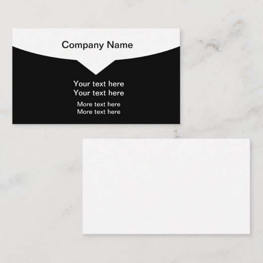 Modèle de carte de visite moderne simple (Devant / Derrière)