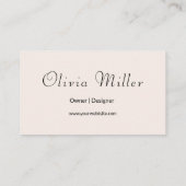 Modèle de carte de visite modifiable (Dos)