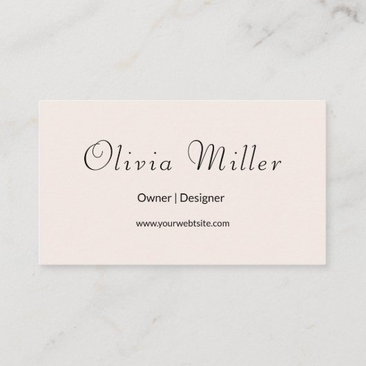 Modèle de carte de visite modifiable (Dos)