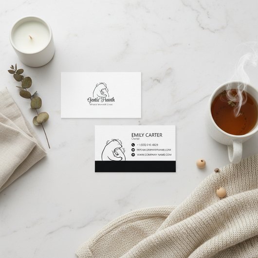 Modèle de carte de visite modifiable de marque Coz