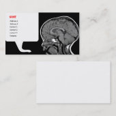 Modèle de carte de visite MRI amusant (Devant / Derrière)