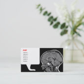 Modèle de carte de visite MRI amusant (Debout devant)