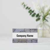 Modèle de carte de visite murale en pierre (Debout devant)