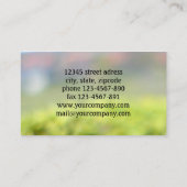 modèle de carte de visite nature (Dos)