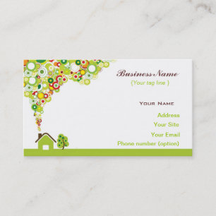 Modèle de carte de visite Nature House