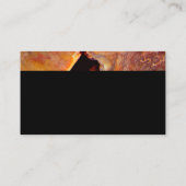 modèle de carte de visite nature motif rock (Dos)