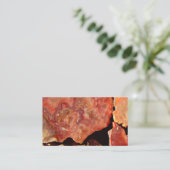 modèle de carte de visite nature motif rock (Debout devant)