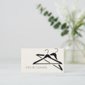 Modèle de carte de visite Nettoyage à sec (Debout devant)