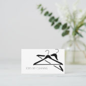 Modèle de carte de visite Nettoyage à sec (Debout devant)