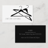 Modèle de carte de visite Nettoyage à sec (Devant / Derrière)