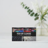 Modèle de carte de visite Nettoyage à sec (Debout devant)