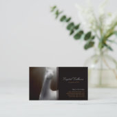 Modèle de carte de visite - obscurité de peinture (Debout devant)