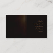 Modèle de carte de visite - obscurité de peinture (Dos)