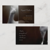 Modèle de carte de visite - obscurité de peinture (Devant / Derrière)