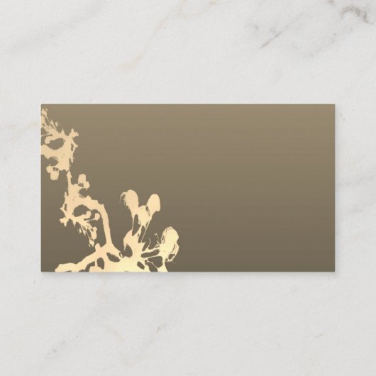 modèle de carte de visite original nature art sepi (Dos)