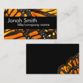 modèle de carte de visite papillon (Devant / Derrière)