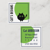 Modèle de carte de visite personnalisable (Devant / Derrière)