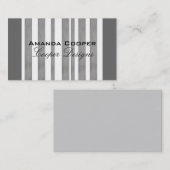 modèle de carte de visite personnalisé design mode (Devant / Derrière)