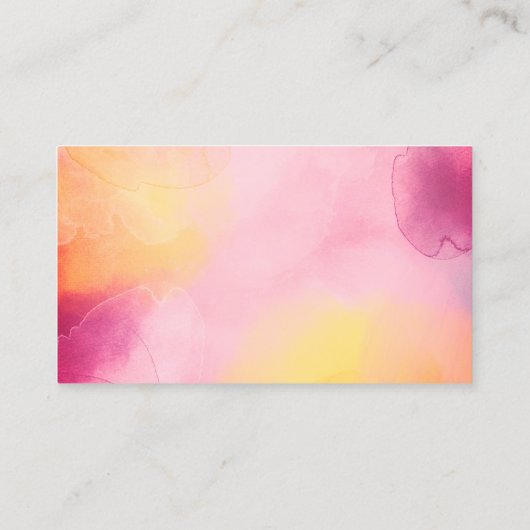 modèle de carte de visite personnalisée (Dos)