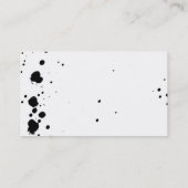 modèle de carte de visite personnalisée (Dos)