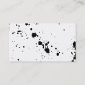 modèle de carte de visite personnalisée (Dos)