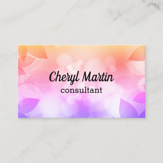 modèle de carte de visite personnalisée (Devant)