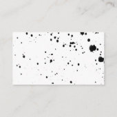 modèle de carte de visite personnalisée (Dos)