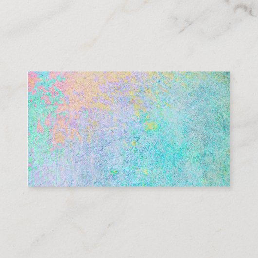 modèle de carte de visite personnalisée bleue en d (Dos)