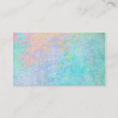 modèle de carte de visite personnalisée bleue en d (Devant)