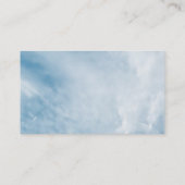 modèle de carte de visite personnalisée ciel et nu (Dos)