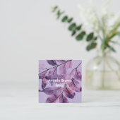 modèle de carte de visite personnalisée d'art natu (Debout devant)