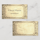 Modèle de carte de visite personnalisée de style v (Devant / Derrière)