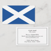 Modèle de carte de visite personnalisée du drapeau (Devant / Derrière)