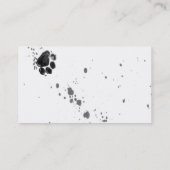 Modèle de carte de visite personnalisée empreinte  (Dos)