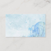 modèle de carte de visite personnalisée en plumes  (Dos)