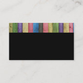 modèle de carte de visite personnalisée moderne (Dos)