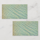modèle de carte de visite personnalisée sea green (Devant / Derrière)