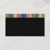 modèle de carte de visite personnalisée style mode (Dos)