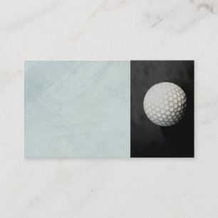 modèle de carte de visite photo de balle de golf