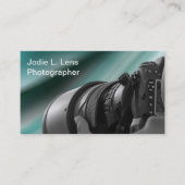 Modèle de carte de visite photographe moderne (Devant)