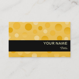 Modèle de carte de visite Pineapple Fizz bande noi