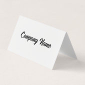 Modèle de carte de visite pliée avec drapeau canad (Devant)