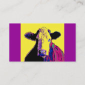 modèle de carte de visite pop art (Dos)