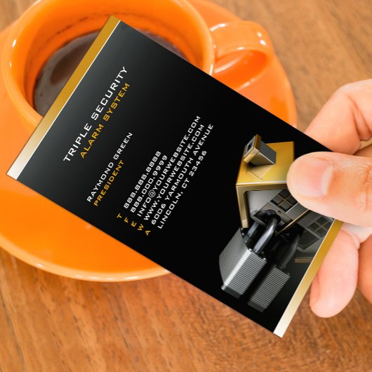 Modèle de carte de visite pour assurance sécurité