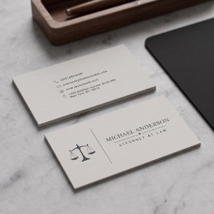 Modèle de carte de visite pour avocat de luxe