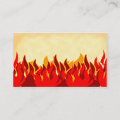Modèle de carte de visite pour billet chaud d'évén (Dos)