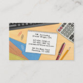 Modèle de carte de visite pour cabinet comptable (Devant)