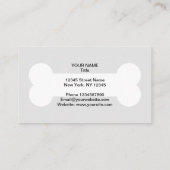 Modèle de carte de visite pour chien de promenade  (Dos)