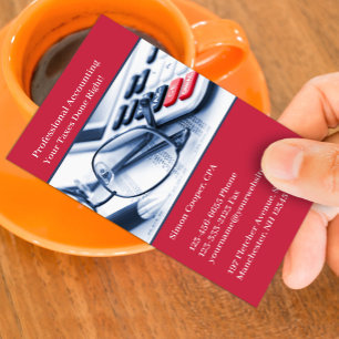 Modèle de carte de visite pour comptabilité